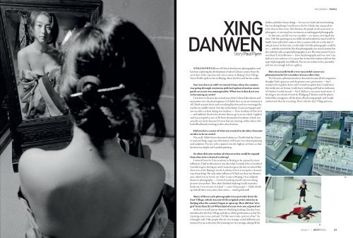 Artist Profile, issue 7, April, 2009, Australia - Xing Danwen