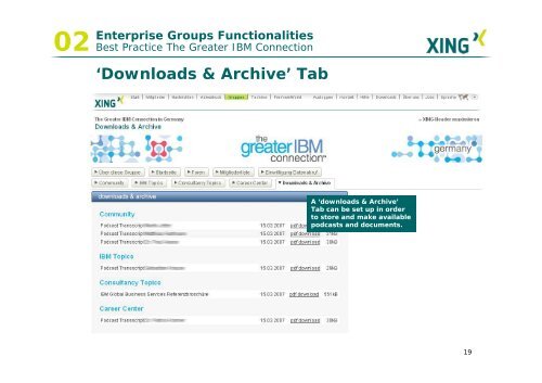 XING Enterprise Groups