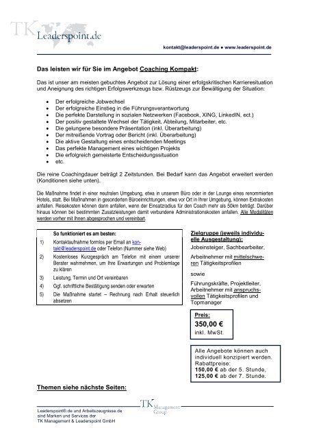 So Funktioniert Es Ablauf Und Angebot Im Detail Leaderspoint De