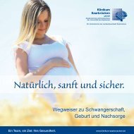 Wegweiser zu Schwangerschaft, Geburt und Nachsorge - Klinikum ...