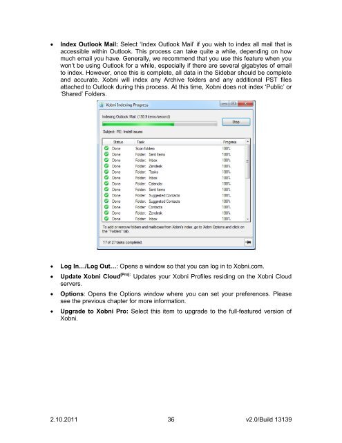 Xobni User Manual