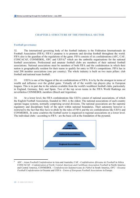 Money Laundering through the Football Sector