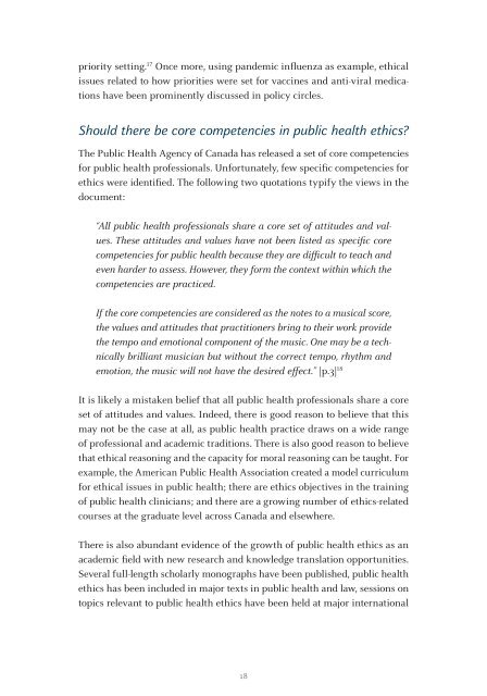 PoPulationand Public HealtH etHics