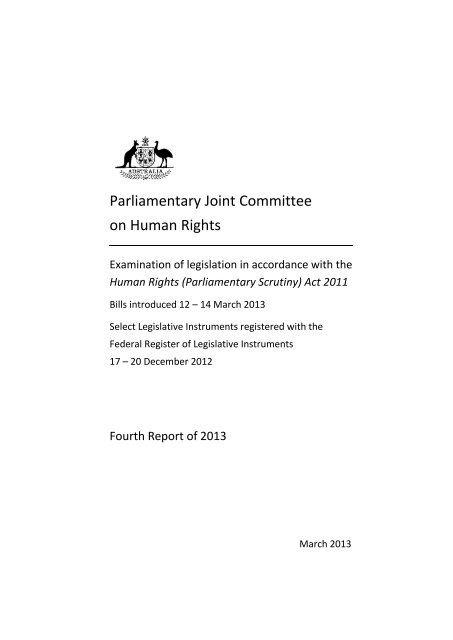 Parliamentary Joint Committee on Human Rights