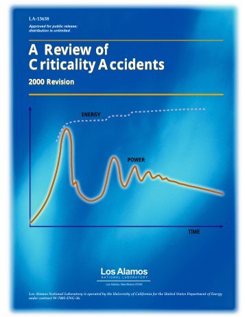 A Review of Criticality Accidents A Review of Criticality Accidents