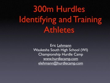 Eric Lehmann Waukesha South High School (WI) Championship ...