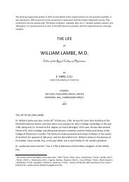 The Life of William Lambe M.D. - International Vegetarian Union