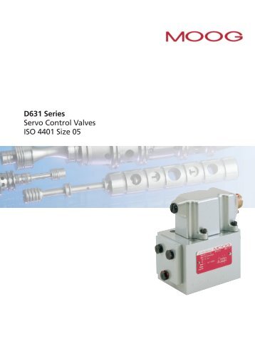 D631 Series Servo Control Valves ISO 4401 Size 05