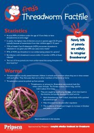 Information Leaflet - Fred's Threadworm Site