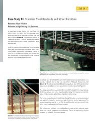 Case Study 01 Stainless Steel Handrails and Street Furniture