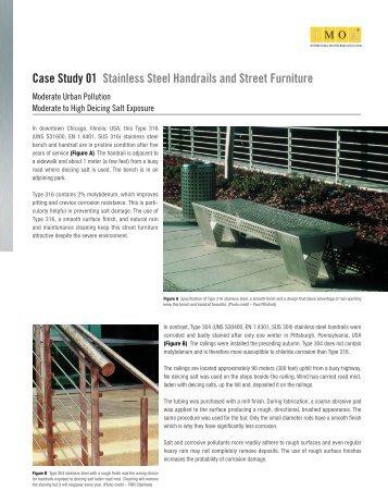 Case Study 01 Stainless Steel Handrails and Street Furniture