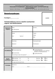 Bewerbungsbogen - Sophienpflege