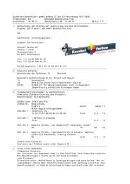 Sicherheits-Datenblatt - Knuchel Farben AG