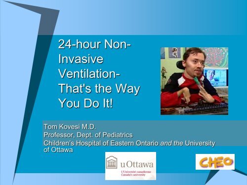 24-hour Non- Invasive Ventilation - Canadian Lung Association