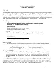 Satisfactory Academic Progress - Old Dominion University