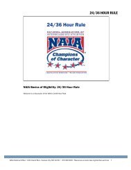 24/36 Hour Rule - NAIA