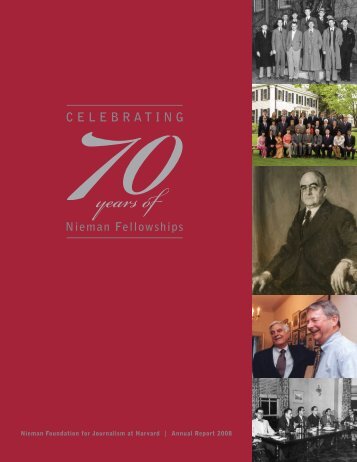 CELEBRATING - Nieman Foundation - Harvard University