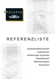 REFERENZLISTE - Koch AG