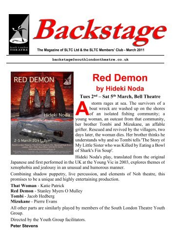 Red Demon by Hideki Noda - South London Theatre