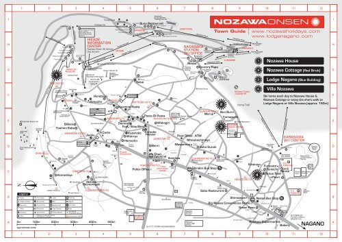 nozawa town map to print - Nozawa Onsen Accommodation