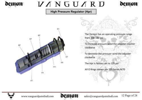 1 Page of 24 - Vanguard Demon Paintball Marker