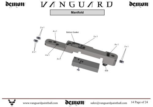 1 Page of 24 - Vanguard Demon Paintball Marker