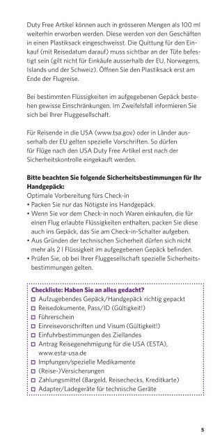 Reiseinformationen und Tipps