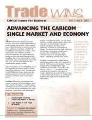 advancing the caricom single market and economy - Caribbean ...