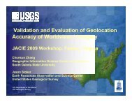 Validation and Evaluation of Geolocation Accuracy of Worldview-1 ...