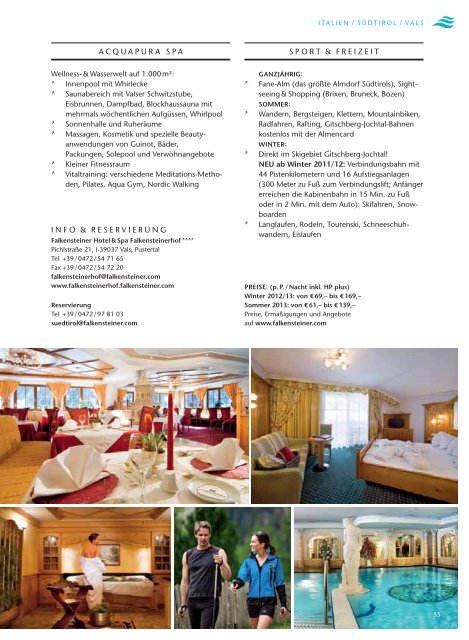 Falkensteiner Hotels & Residences 2013