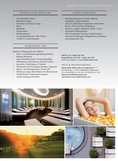 Falkensteiner Hotels & Residences 2013