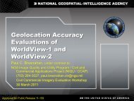 Geolocation Accuracy Evaluations of WorldView-1 and WorldView-2