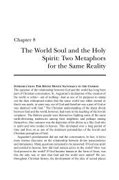 The World Soul and the Holy Spirit: Two Metaphors for the Same ...