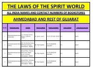 THE LAWS OF THE SPIRIT WORLD - VRRP Spiritual Learning