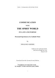 Communication with the Spirit World - Watchtower Documents