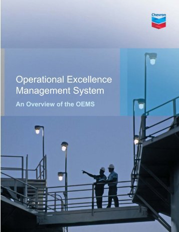 Operational Excellence Management System: An ... - Chevron