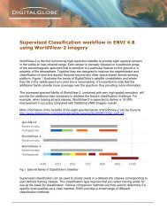 Multispectral Analysis in ENVI 4.8 using WorldView-2 - DigitalGlobe