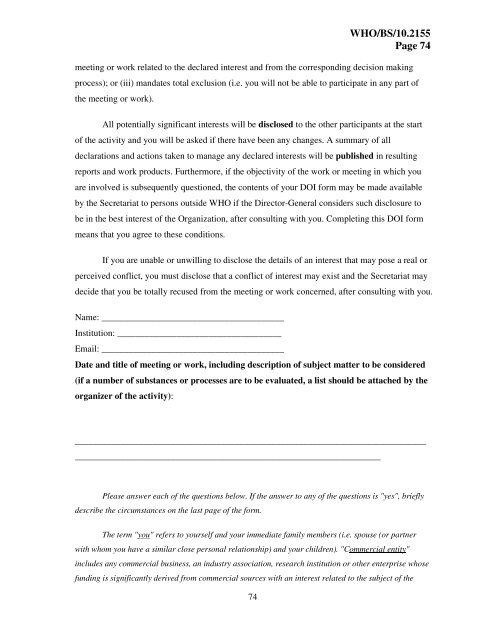 Procedure for assessing the acceptability, in principle, of vaccines ...