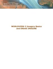 WORLDVIEW-2 Imagery Basics and ERDAS IMAGINE