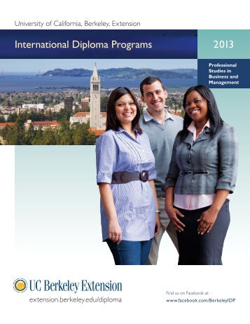 2013 International Diploma Programs - UC Berkeley Extension ...
