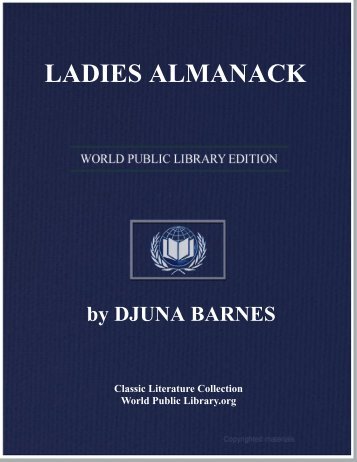 LADIES ALMANACK - World eBook Library - World Public Library