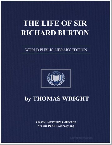 the life of sir richard burton - World eBook Library - World Public ...