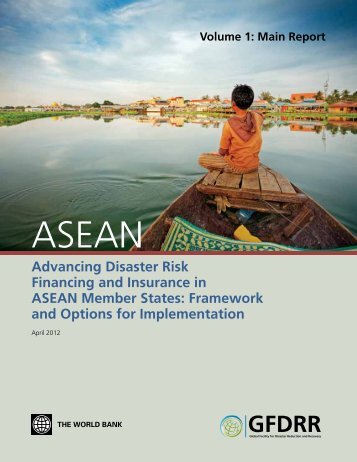 Advancing Disaster Risk Financing and Insurance in ASEAN - GFDRR