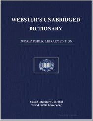 WEBSTER'S UNABRIDGED DICTIONARY - World eBook Library ...