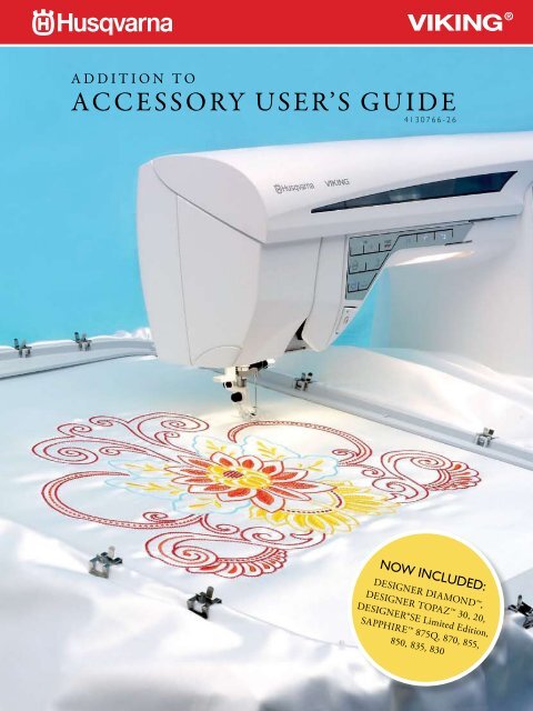 Husqvarna Viking Ruffler Presser Foot Sewing Machine Crafts Household With English Manual 