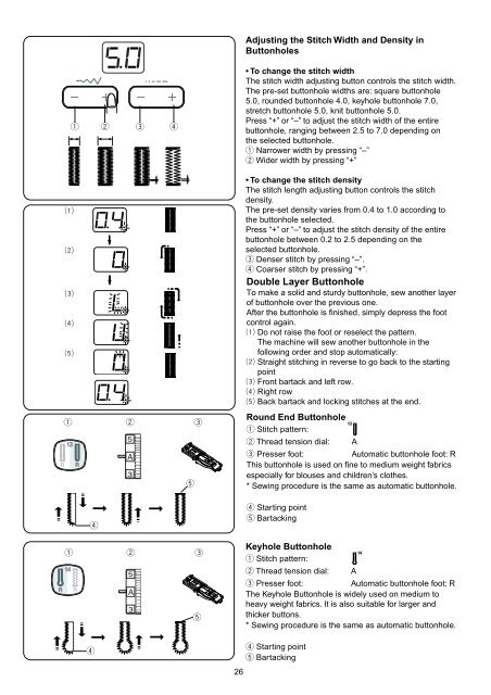 Download Manual - Janome