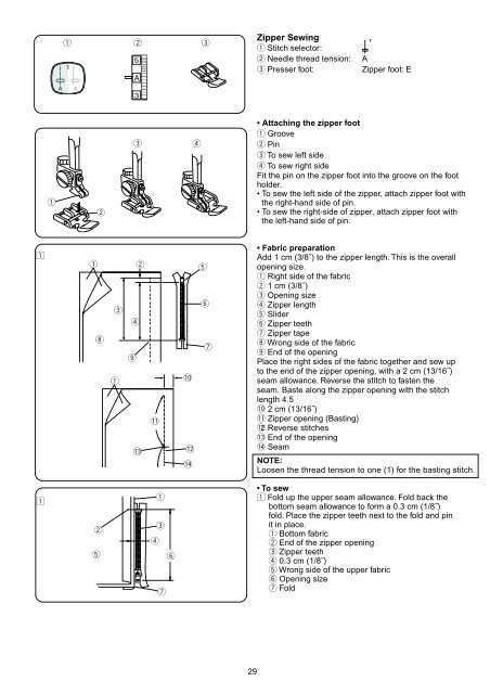 Download Manual - Janome