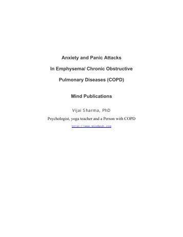 Anxiety and Panic Attacks In Emphysema ... - Mind Publications