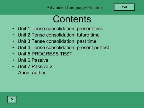 Advanced Language Practice