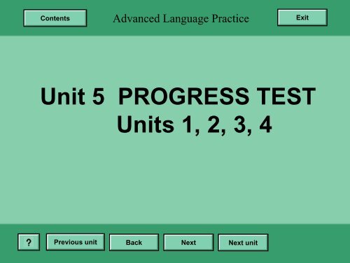 Advanced Language Practice